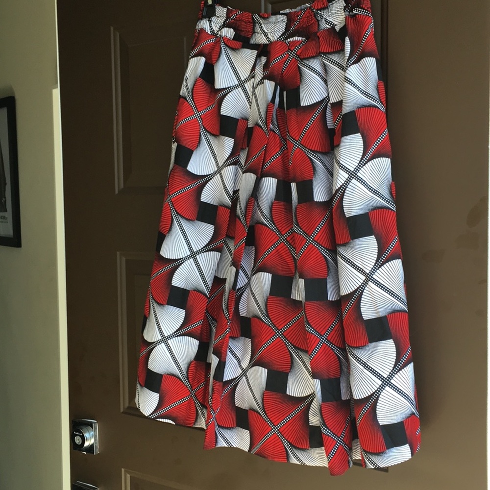 African Ankara Cotton Skirt